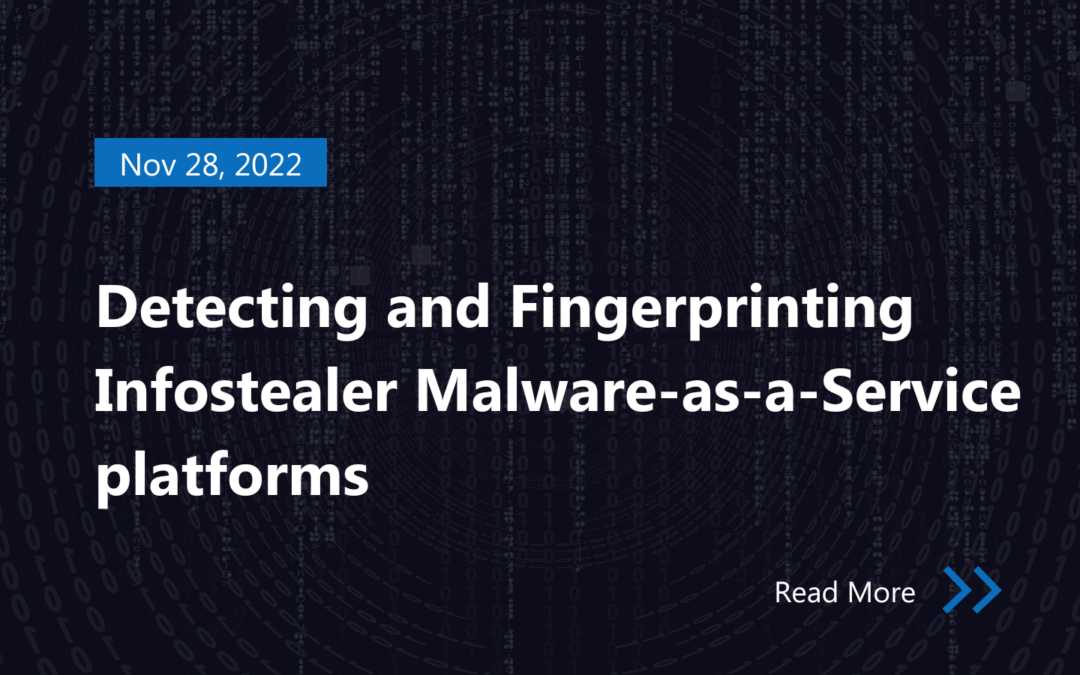 Detecting and Fingerprinting Infostealer Malware-as-a-Service platforms