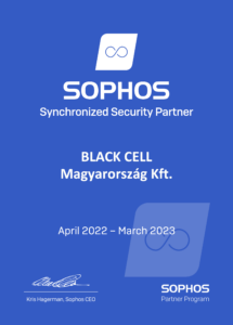 Black Cell achieved Sophos Synchronized Security Partnership