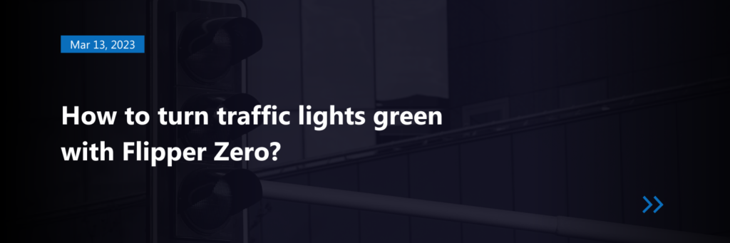 How to turn traffic lights green with Flipper Zero?
