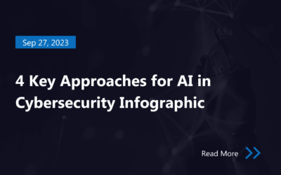 4 Key Approaches for AI in Cybersecurity Infographic