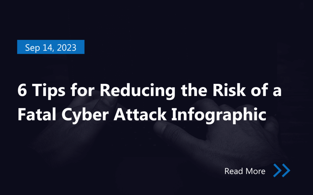 6 Tips for Reducing the Risk of a Fatal Cyber Attack Infographic