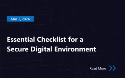 Essential Checklist for a Secure Digital Environment