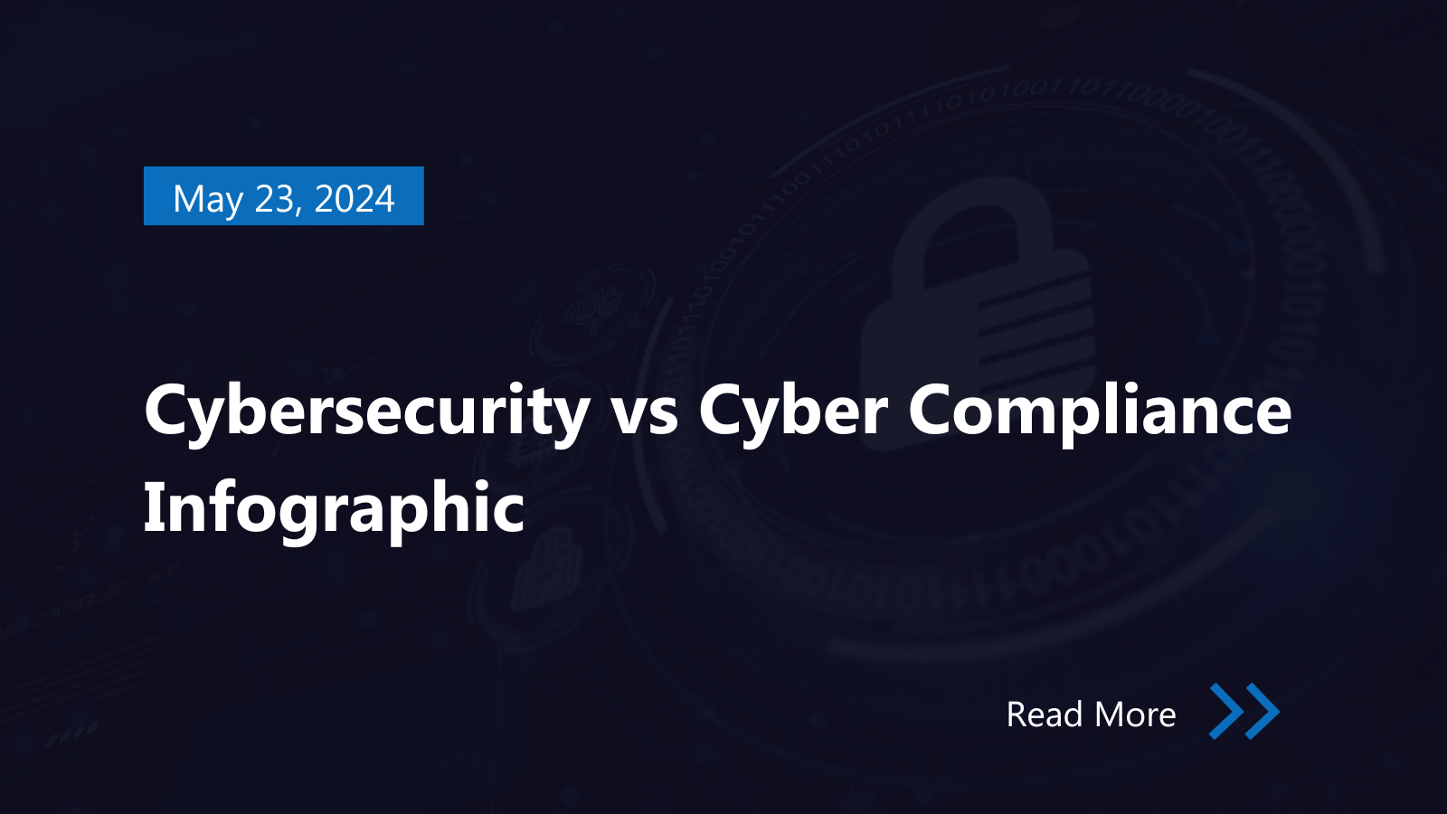 Cybersecurity vs Cyber Compliance Infographic Black Cell