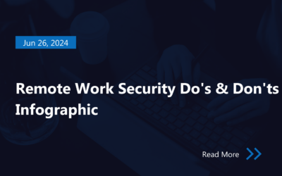 Remote Work Security Do’s and Don’ts Infographic